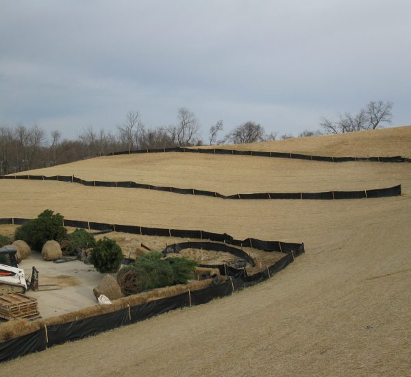 6-silt fence installation